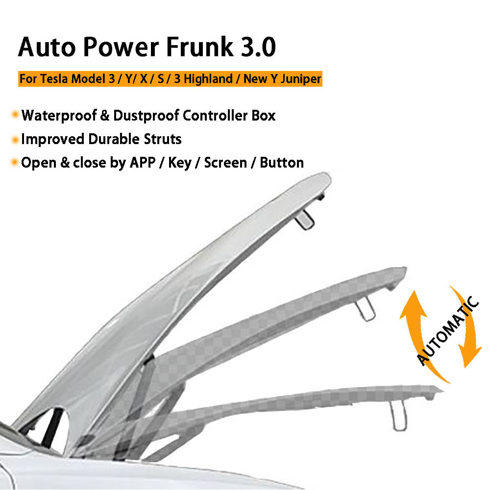 Gen2 Auto Power Frunk for Tesl - đánh giá và giá Heavy Equipment Lift